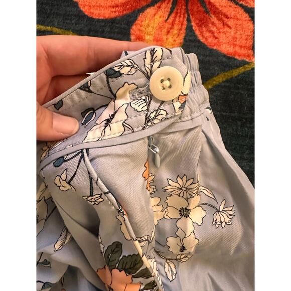 NWT J.Crew Garden Floral High-Rise Pants Size 8 - Picture 6 of 7